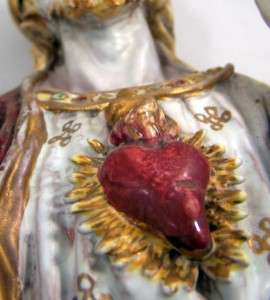 PROF E PATTARINO SCULPTURE SACRED HEART OF JESUS STATUE  