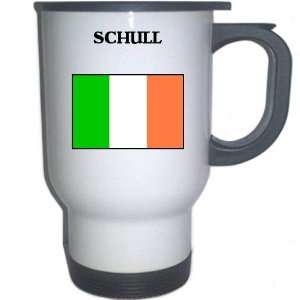  Ireland   SCHULL White Stainless Steel Mug Everything 