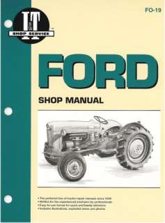 FORD shop manual NAA Golden Jubilee 1953 for tractor  
