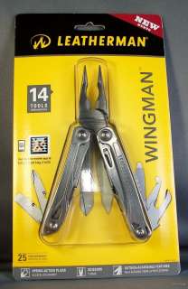   Silver Wingman 14 in 1 Multi Tool 420HC Combo Knife Wire Cut  