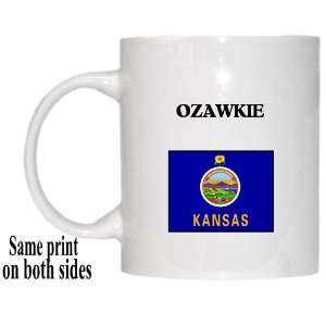  US State Flag   OZAWKIE, Kansas (KS) Mug 