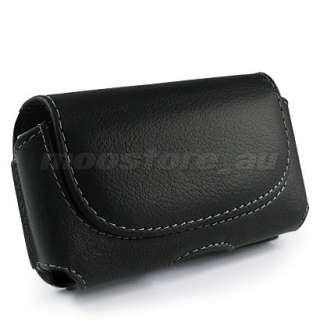 LEATHER CASE COVER POUCH FOR SAMSUNG S8500 WAVE BLACK  