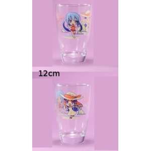  K ON Ichiban Kuji Glass (Azusa & Sawako) 12cm (Genuine 