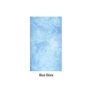 9 x 10 Canvas Infinity Hand Painted Background (Blue 