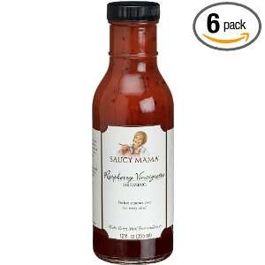 Saucy Mama Raspberry Vinaigrette, 12 Ounce Boxes (Pack of 6)  