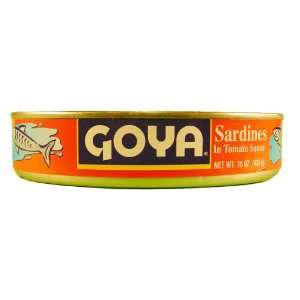 Goya, Sardine Tomato Sce, 15 Ounce (24 Pack)  Grocery 