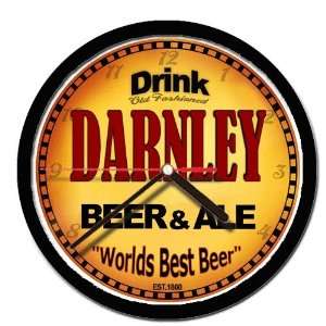  DARNLEY beer ale wall clock 