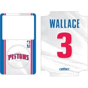  Detroit Pistons B Wallace (Home) skin for iPod 5G (30GB 