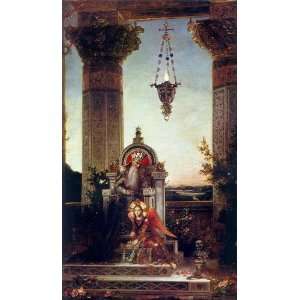 FRAMED oil paintings   Gustave Moreau   24 x 40 inches   King David 