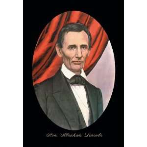  Hon. Abraham Lincoln 24X36 Canvas