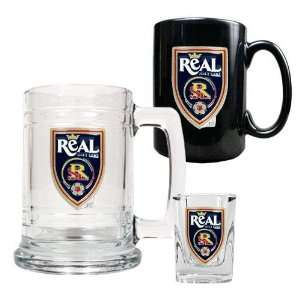  Real Salt Lake MLS 15oz Tankard, 15oz Ceramic Mug & 2oz Shot Glass 