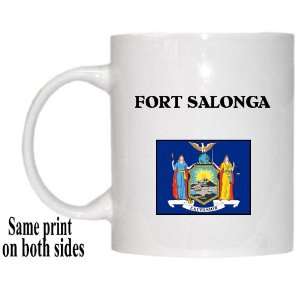  US State Flag   FORT SALONGA, New York (NY) Mug 