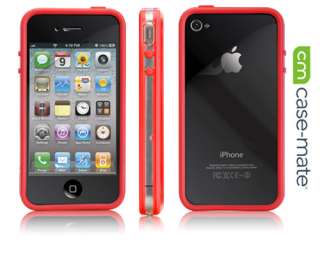 NEW CASE MATE RED HULA BUMPER FRAME CASE FOR iPHONE 4  