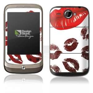  Design Skins for HTC Wildfire   Sexy Lips Design Folie 