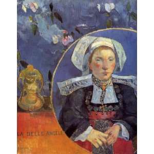  Oil Painting: Madame Angele Satre, the Inn Keeper at Pont 