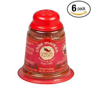 Sabor Rojo Chile Merken Traditional, 1.4 Ounce (Pack of 6)  