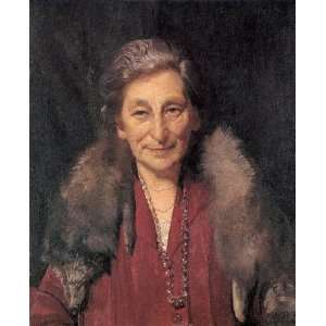   painting name Mrs Annie Murdoch, By Lambert George