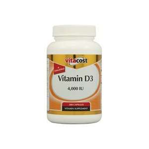  Vitacost Vitamin D3 (as Cholecalciferol)    4000 IU   300 