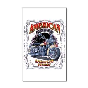  Sticker (Rectangle) American Biker Americas Finest Born 
