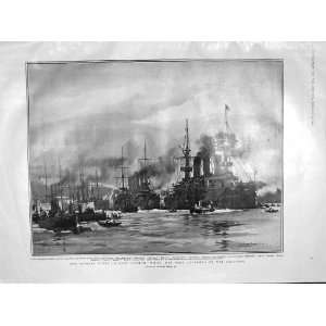  1904 RUSSIAN SHIP PORT ARTHUR POLTAVA PEKING CHINA WAR 