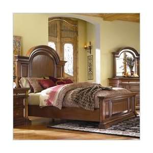  King American Drew European Traditions Mansion Panel Bed 
