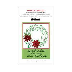  Hero Arts   Christmas   Card Kit   Wreath Arts, Crafts & Sewing