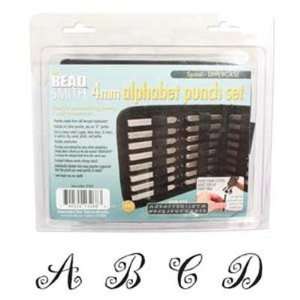   Font Alphabet Letters Punch Set For Metal 4mm: Arts, Crafts & Sewing