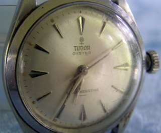 Rolex Oyster Tudor Mens 1960s Wristwatch RUNS   NR  