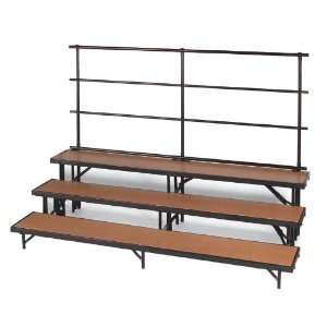   Midwest Folding Products Straight Carpeted Deck Riser Set: Sports