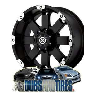   17x8 AMERICAN RACING ATX wheels CRAWL Matte Black Machined wheels rims