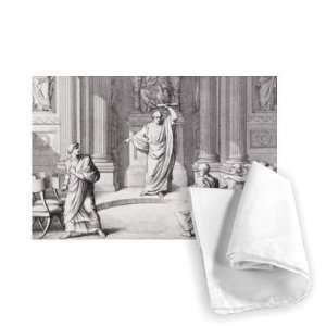  Cicero Denouncing Catiline, engraved by   Tea Towel 100% 