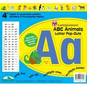  Barker Creek LL 1706 ABC Animals Letter Pop Outs Toys 