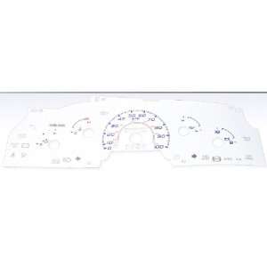   Ford F150 White and Blue Reverse Glow Gauge W/o RPM Gauge: Automotive