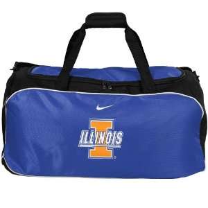   Illinois Fighting Illini Royal Blue NCAA Duffel Bag