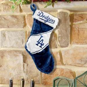  L.A. Dodgers Colorblock Plush Stocking: Sports & Outdoors
