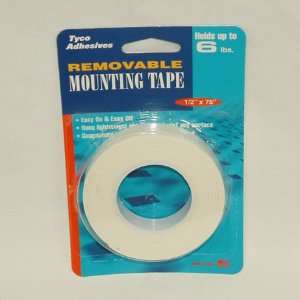  Tyco 702210 Removable Mounting Tape 1/2 in. x 75 in 