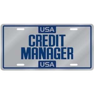  New  Usa Credit Manager  License Plate Occupations