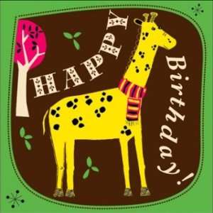  Rosehip Giraffe Greeting Card