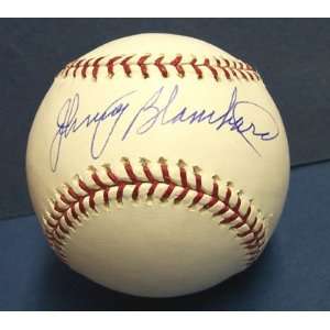  Johnny Blanchard Autographed Baseball: Sports & Outdoors