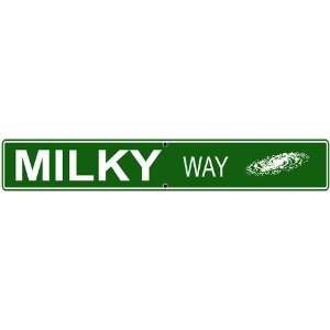  Milky Way 4 X 24 Aluminum Street Sign Patio, Lawn 