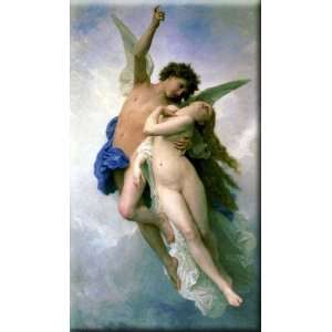   and Cupid 17x30 Streched Canvas Art by Bouguereau, William Adolphe