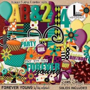  Digital Scrapbooking Kit Forever Young by Libby 