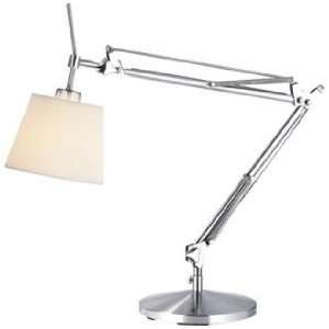  Bloomfield Satin Steel Adjustable Table Lamp