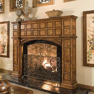 Honey Paneled Fireplace Surround   Your Dreams Just Came True