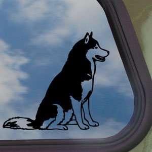  Siberian Husky Black Decal Dog Car Truck Window Sticker 
