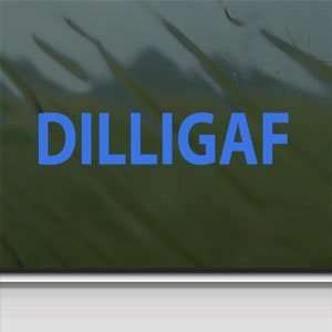  DILLIGAF HD Tank Helmet Motor Blue Decal Window Blue 