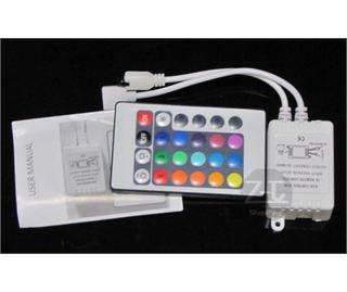   5M LED Flexible SMD Strip 5050 RGB Color Chang + 24 keys Remote  