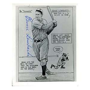    Ernie Lombardi Autographed / Signed Comic Card: Sports & Outdoors