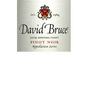  2009 David Bruce Pinot Noir Sonoma Coast 750ml Grocery 