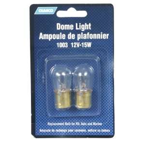  Camco 41283 RV 12V 15W Replacement 1003 Dome Light Bulb 